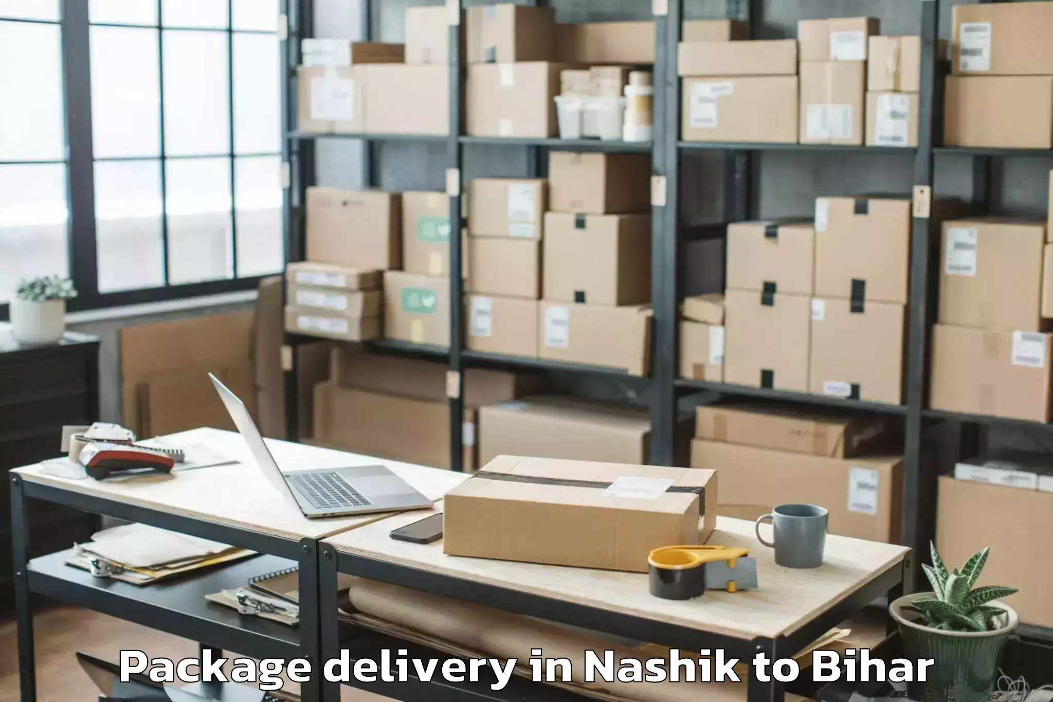 Book Nashik to Laheriasarai Package Delivery Online